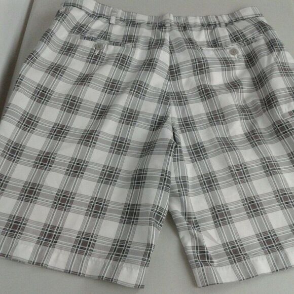 Savanne white& ‎ Tan Striped Casual Shorts sz - Picture 3 of 7